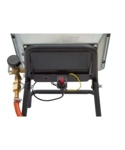 Riscaldatore a gas libero posizionamento qlima "fghx145" nero 3500 w